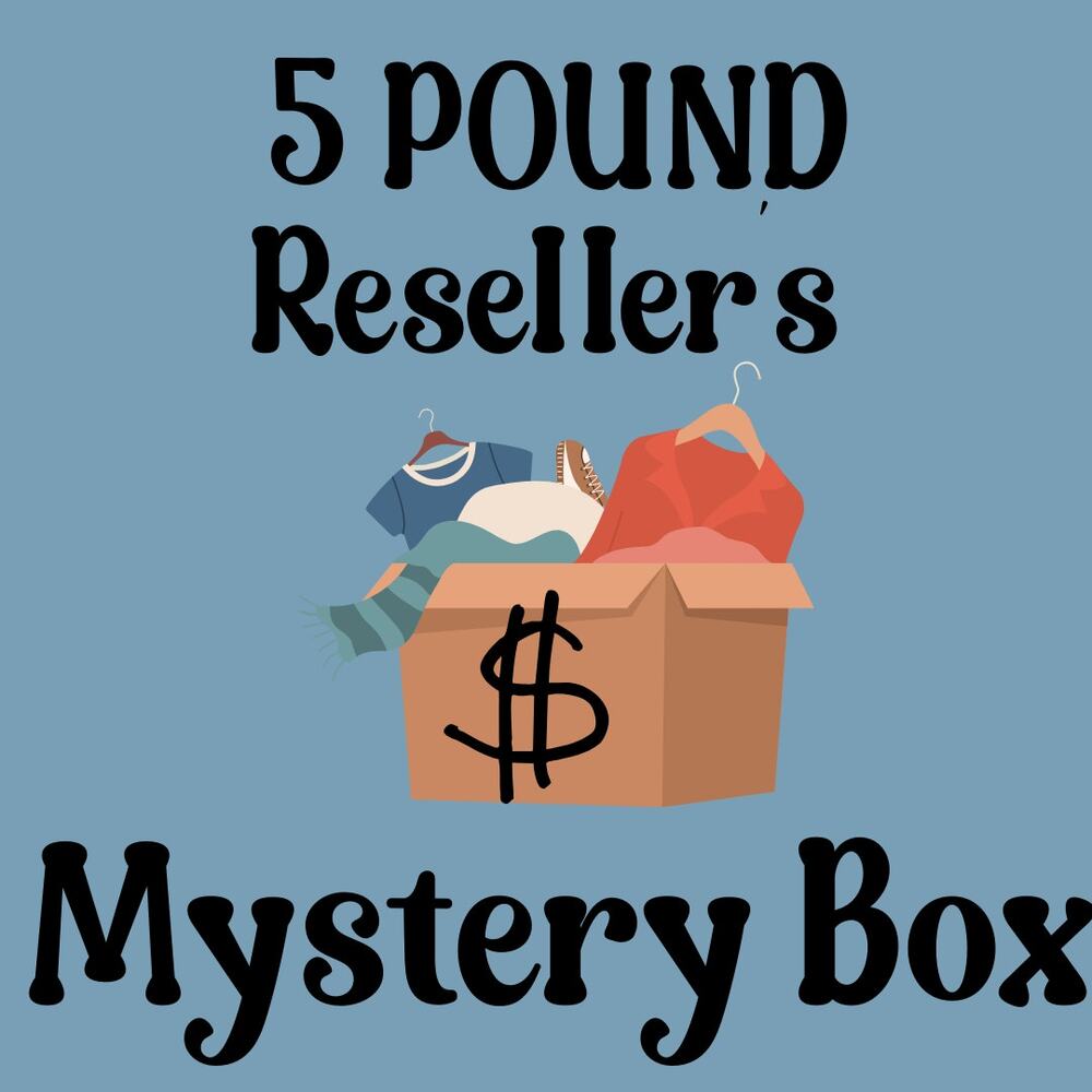 Reseller Inventory 5 Pound Mystery Box Lot Fashion Items Mens